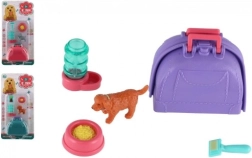 Mazlíček chien avec boîte de transport et accessoires