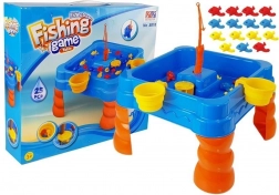 Grand jeu de pêche à l’eau pour enfants avec table et deux cannes