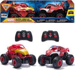 Monster Jam RC set de 2 voitures Marvel Super Hero Challenge 1:24