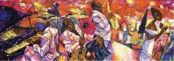 Puzzle panoramique ART PUZZLE Couleurs du jazz 1000 pièces