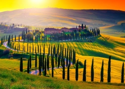Enjoy Puzzle – coucher de soleil en Toscane, 1000 pièces
