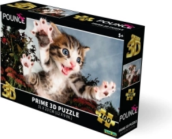 Puzzle 3D – chaton sautant 100 pièces