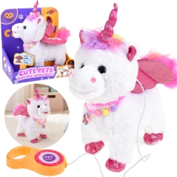 Licorne interactive en laisse – marche, chante et bouge la tête