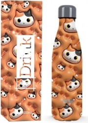 Thermos avec chat orange 500 ml