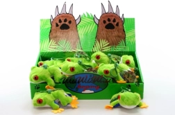 Porte-clés grenouille en peluche 24/lot