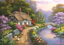 Puzzle Ferme Willow Glen 260 pièces