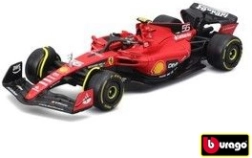 Modèle en métal BBURAGO 1:43 FERRARI F1 SF-23 (2023) Carlos Sainz avec figurine de pilote