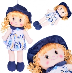 Poupée textile douce avec chapeau