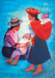 Puzzle BLUEBIRD famille péruvienne – 1000 pièces