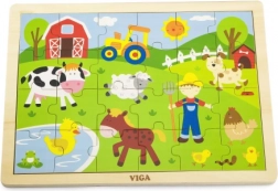 Puzzle en bois Viga ferme pour enfants