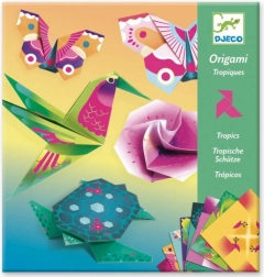 Origami Tropiques néon par Djeco