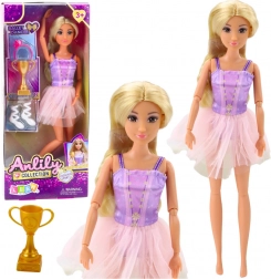 Poupée Anlily Ballerine en Robe avec Accessoires