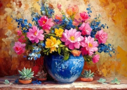 Enjoy puzzle Coin rougissant 1000 pièces