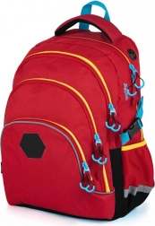 Sac à dos étudiant Oxy Scooler rouge