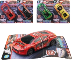 Voiture de course en métal à propulsion inertielle pour enfants 3+