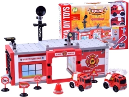 Kit de construction station de pompiers, 59 pièces