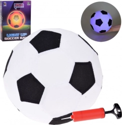 Ballon de football en caoutchouc lumineux, souple
