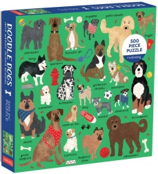 Puzzle des races de chiens Mudpuppy 500 pièces