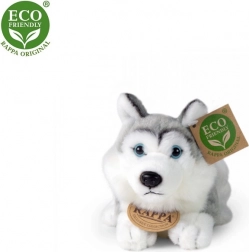 Chien Husky en peluche 17 cm éco-responsable