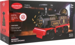 Locomotive enfant interactive avec espace de rangement et lumières