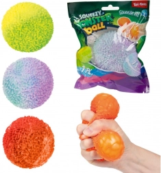 Balle anti-stress à presser avec surface moussue 7,5 cm