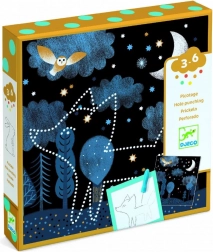 Djeco images translucides – kit de perforation pour enfants de 3 à 6 ans