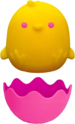 Poussin antistress NeeDoh avec coquille d’œuf