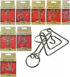 Casse-tête en métal mix – énigme logique en métal