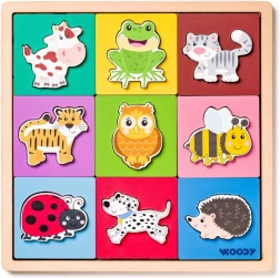 Motifs d’animaux – puzzle éducatif en bois