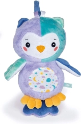Hibou endormi avec berceuses lumineuses