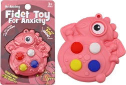 Dinosaure rose Pop It jouet antistress