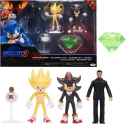 Sonic the Hedgehog 3 Movie Collection – ensemble de 5 figurines 2,5”