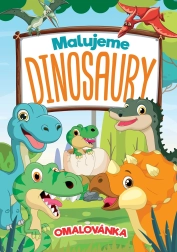 Nous peignons des dinosaures - cahier de coloriage pour enfants