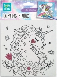 Kit de peinture créatif Canvas Petit oiseau TOYSINN 15 × 15 cm