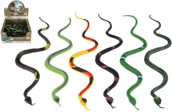 Serpents en plastique 23 cm – assortiment d’espèces