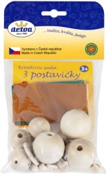 Detoa kit créatif – figurines en bois à créer