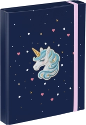 Chemises pour cahiers scolaires A5 BAAGL Unicorn Gold