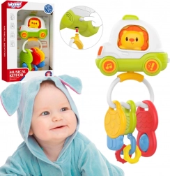 Woopie petite voiture interactive avec clés et hochet pour bébés