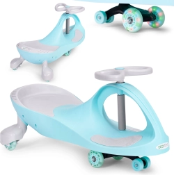 Draisienne wiggle car avec roues LED bleues ECOTOYS