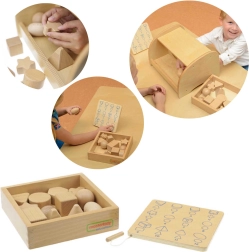 Devine au toucher Révèle les formes 12 pièces Masterkidz