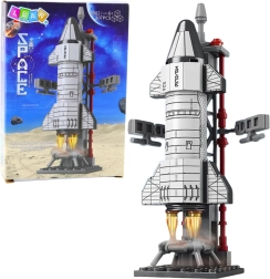 Kit de construction fusée spatiale avec tour de lancement, 107 pièces