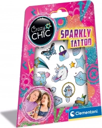 Crazy Chic Tatouages Scintillants de Clementoni