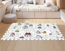 Casse-tête de ville en mousse pour enfants