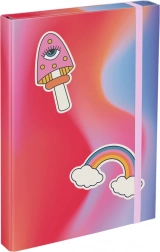 BAAGL chemises pour cahiers A4 – arc‑en‑ciel, rouge