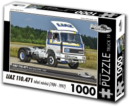 Puzzle RETRO-AUTA : LIAZ 110.471 tracteur de semi-remorques (1984–1997), 1000 pièces
