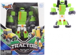 Robot 2-en-1 tracteur – robot en plastique transformable