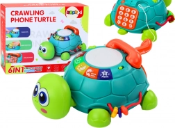 Téléphone tortue interactif LEAWI 6v1