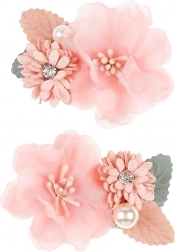 Barrettes à cheveux avec fleurs pour enfants - 2 pcs