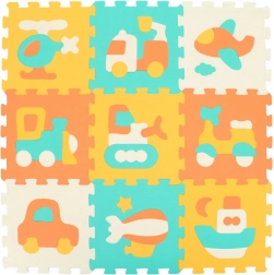 Puzzle en mousse avec moyens de transport