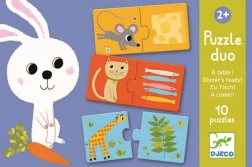 Duo Puzzle DJECO : Qu’y aura-t-il pour le déjeuner aujourd’hui ?